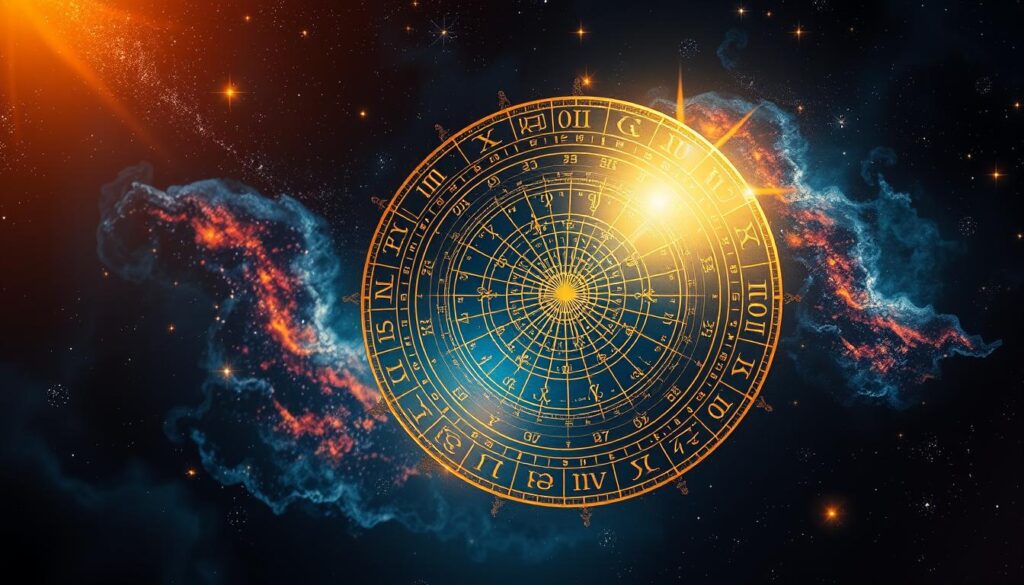 Detailed illustration of the history and origins of the astrological ascendant, displayed against a dramatic celestial backdrop. A majestic, golden astrological chart takes center stage, surrounded by swirling nebulae, glimmering stars, and ethereal celestial motifs. Intricate zodiac symbols and ancient astrological iconography adorn the composition, evoking a sense of timeless mysticism and esoteric knowledge. Warm, dramatic lighting casts an otherworldly glow, creating an atmosphere of reverence and wonder. The overall scene conveys the deep significance and profound origins of the astrological ascendant within the grand tapestry of the cosmos. Detailed illustration of the history and origins of the astrological ascendant, displayed against a dramatic celestial backdrop. A majestic, golden astrological chart takes center stage, surrounded by swirling nebulae, glimmering stars, and ethereal celestial motifs. Intricate zodiac symbols and ancient astrological iconography adorn the composition, evoking a sense of timeless mysticism and esoteric knowledge. Warm, dramatic lighting casts an otherworldly glow, creating an atmosphere of reverence and wonder. The overall scene conveys the deep significance and profound origins of the astrological ascendant within the grand tapestry of the cosmos.