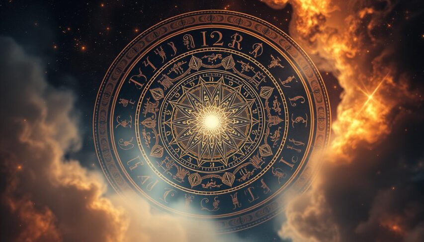 Detailed zodiac symbols encircling a luminous celestial realm, with intricate astrological motifs and patterns in the foreground, middle ground, and background. Soft, atmospheric lighting creates a sense of mystery and wonder, while a sense of depth and dimensionality draws the viewer into the cosmic tapestry. Capture the majesty and complexity of the zodiac universe, infusing the scene with a captivating, dream-like quality that evokes the Detailed zodiac symbols encircling a luminous celestial realm, with intricate astrological motifs and patterns in the foreground, middle ground, and background. Soft, atmospheric lighting creates a sense of mystery and wonder, while a sense of depth and dimensionality draws the viewer into the cosmic tapestry. Capture the majesty and complexity of the zodiac universe, infusing the scene with a captivating, dream-like quality that evokes the